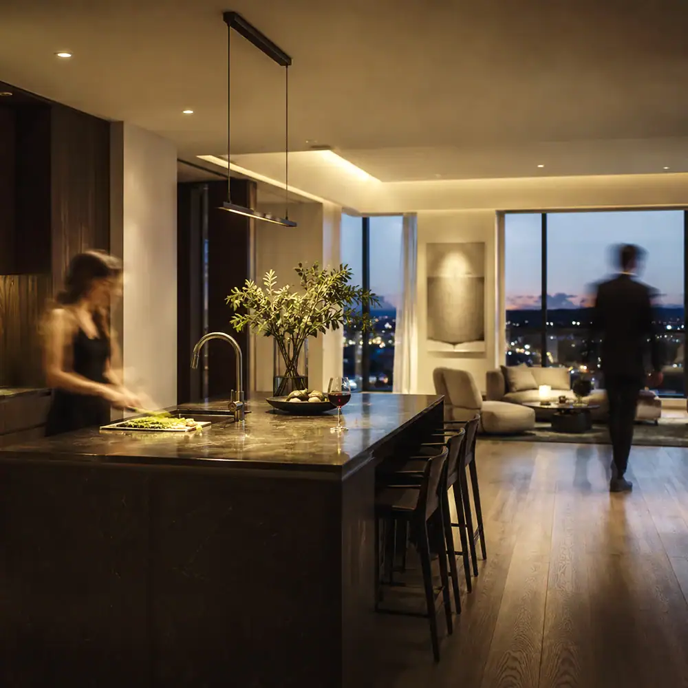Standbild einer 3D-Animation für Immobilienvermarktung