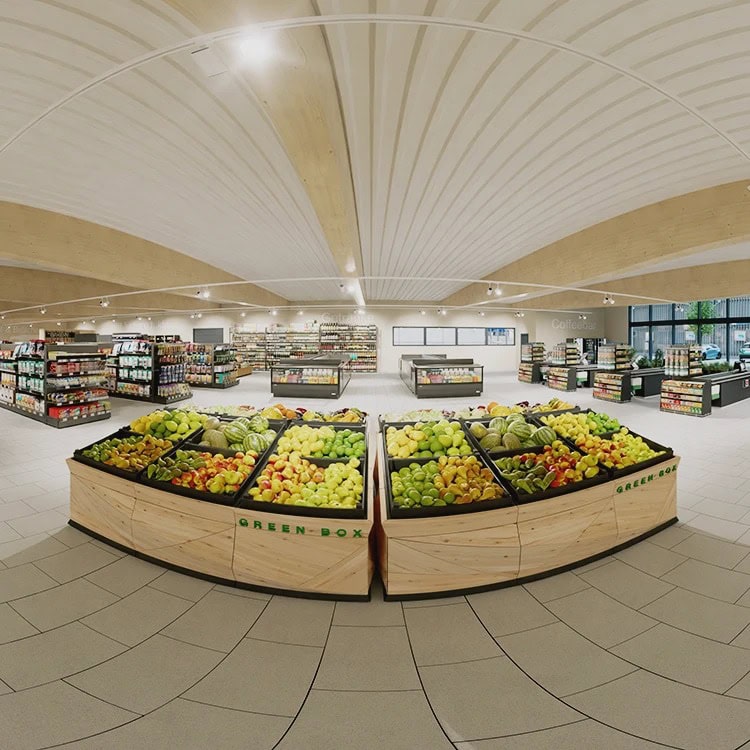 Virtueller Rundgang durch einen Laden-Showroom als begehbare Produktwelt