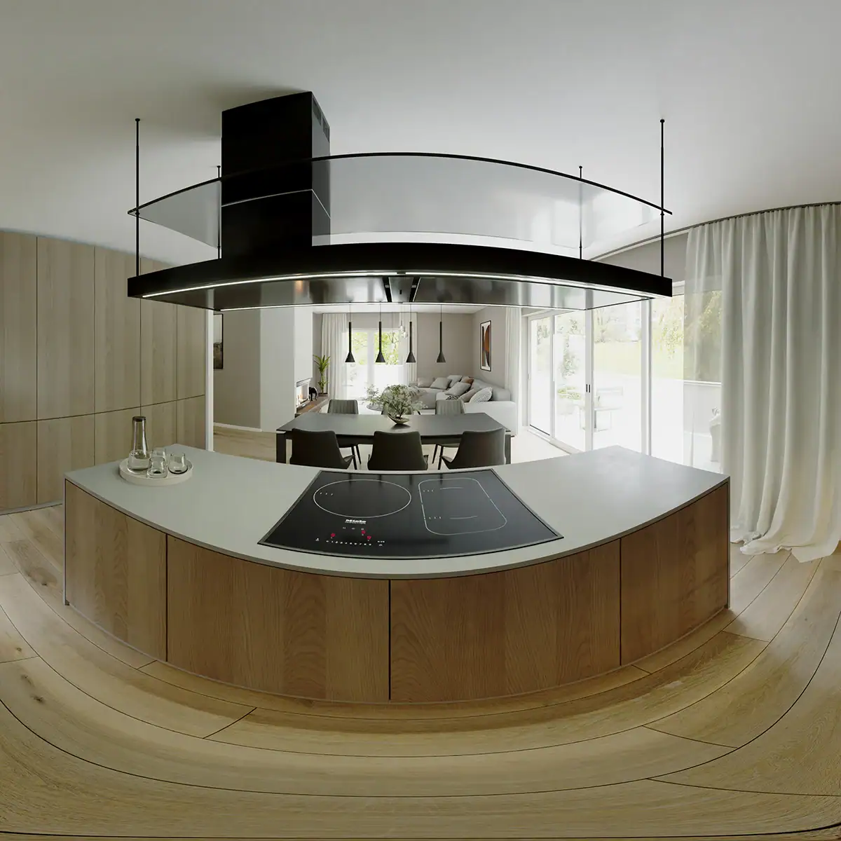 Virtuelle Tour fuer ein Immobilienprojekt mit 3D-Rundgang von PURE3D